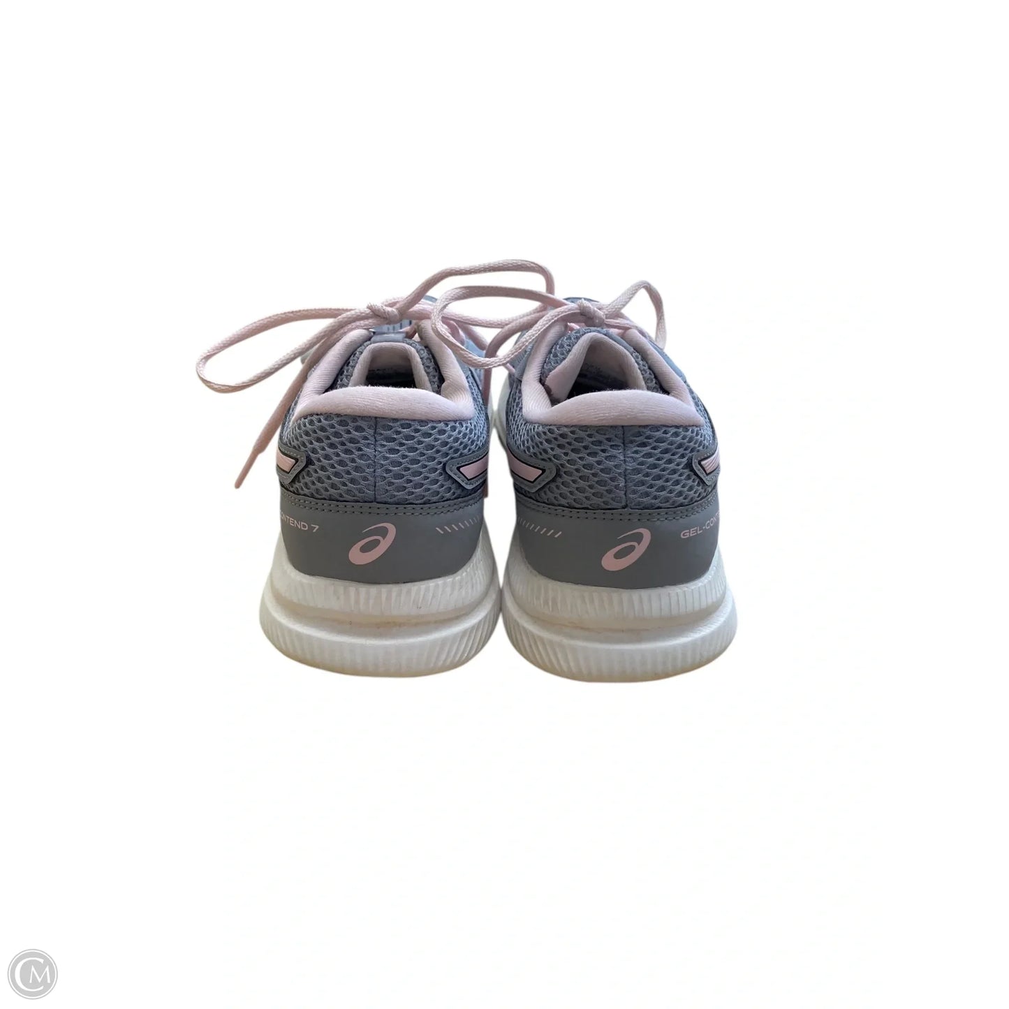 Shoes Athletic By Asics In Grey & Pink, Size: 8