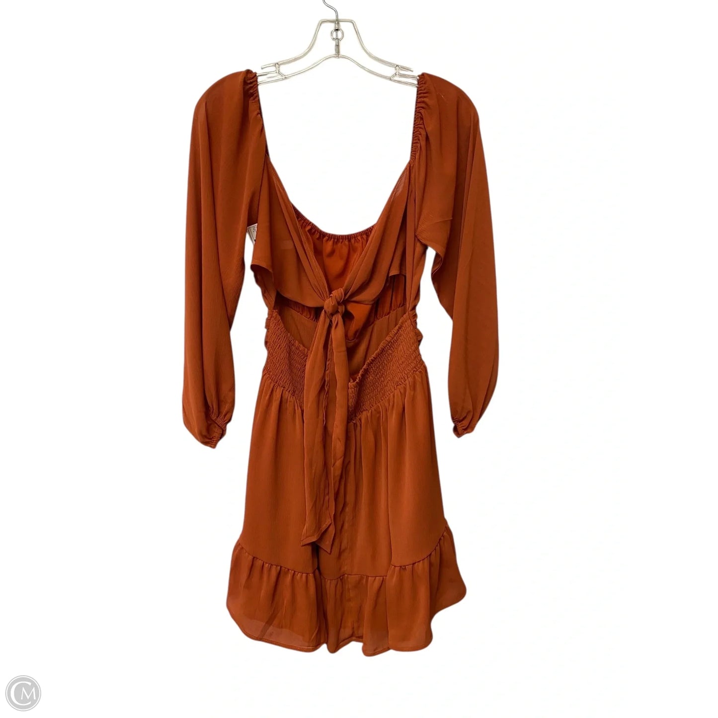 Dress Casual Short By Cmf In Orange, Size: L