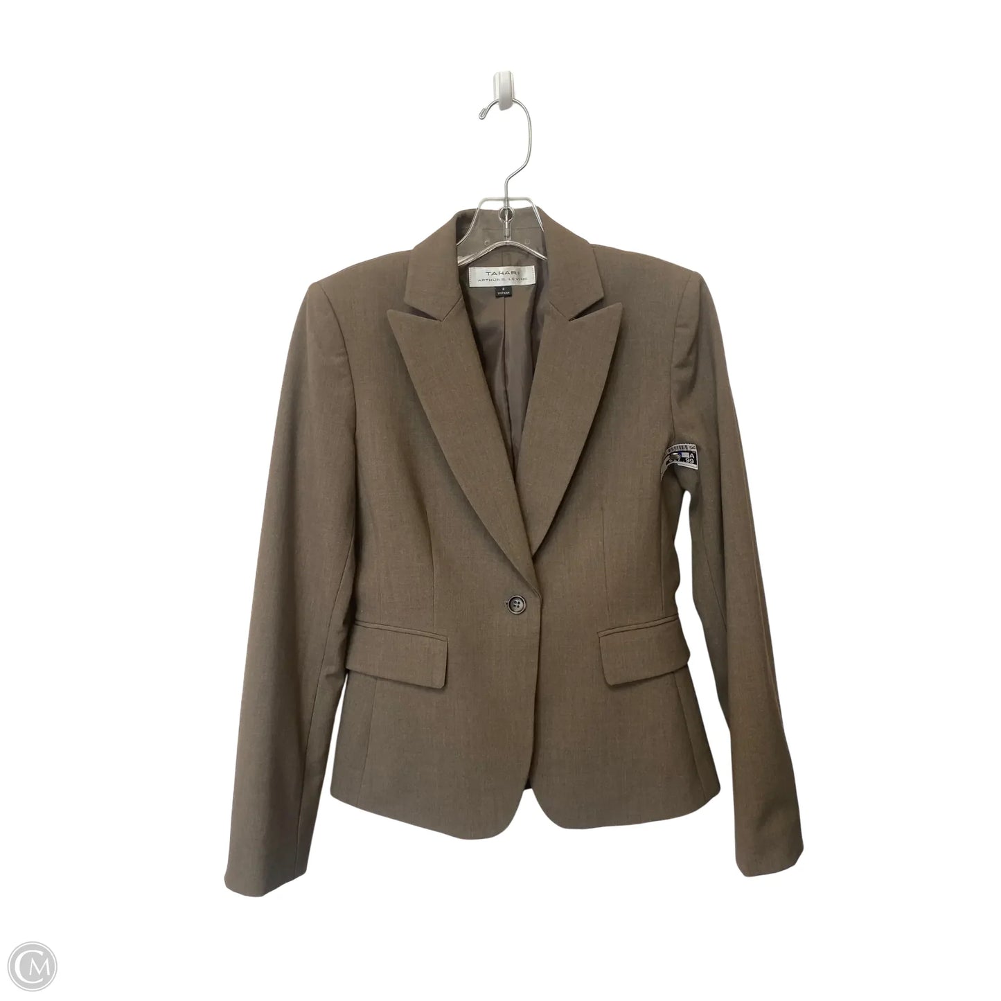 Blazer By Tahari In Brown, Size: 2