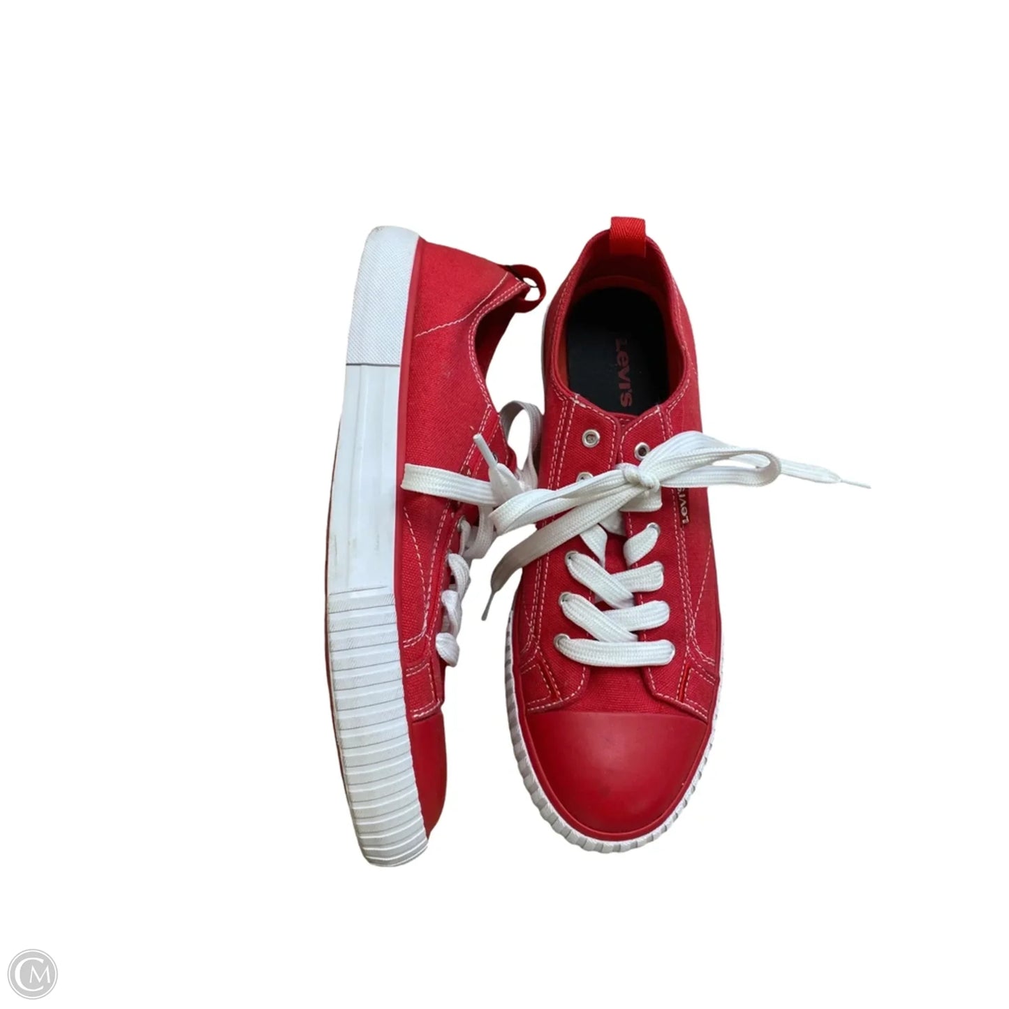 Shoes Sneakers By Levis In Red, Size: 8