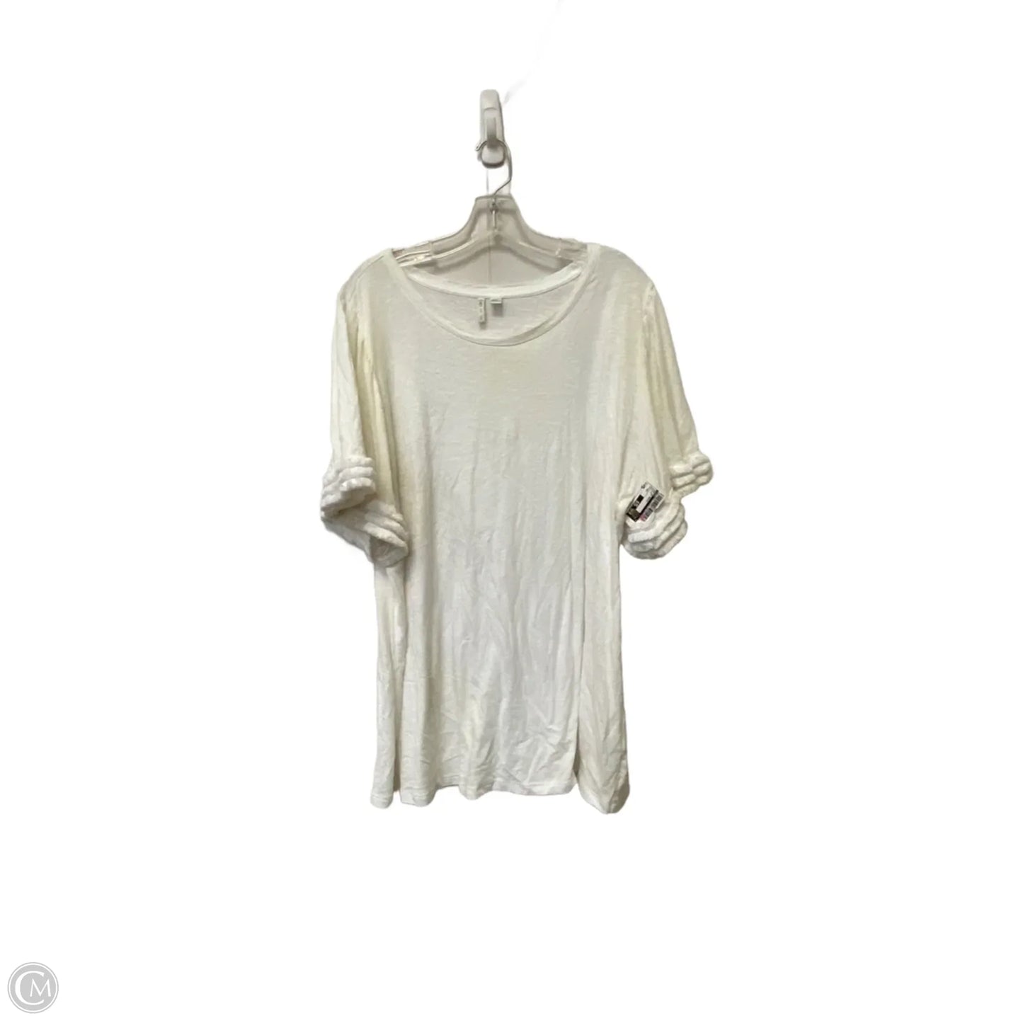 Top Short Sleeve Basic By Cato In White, Size: 22