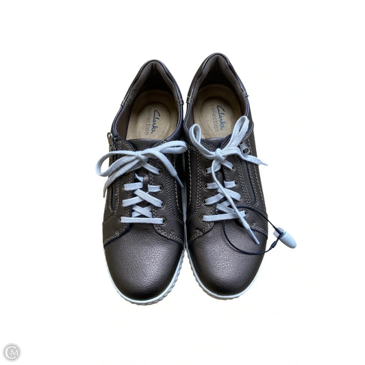 Shoes Sneakers By Clarks In Brown, Size: 9.5
