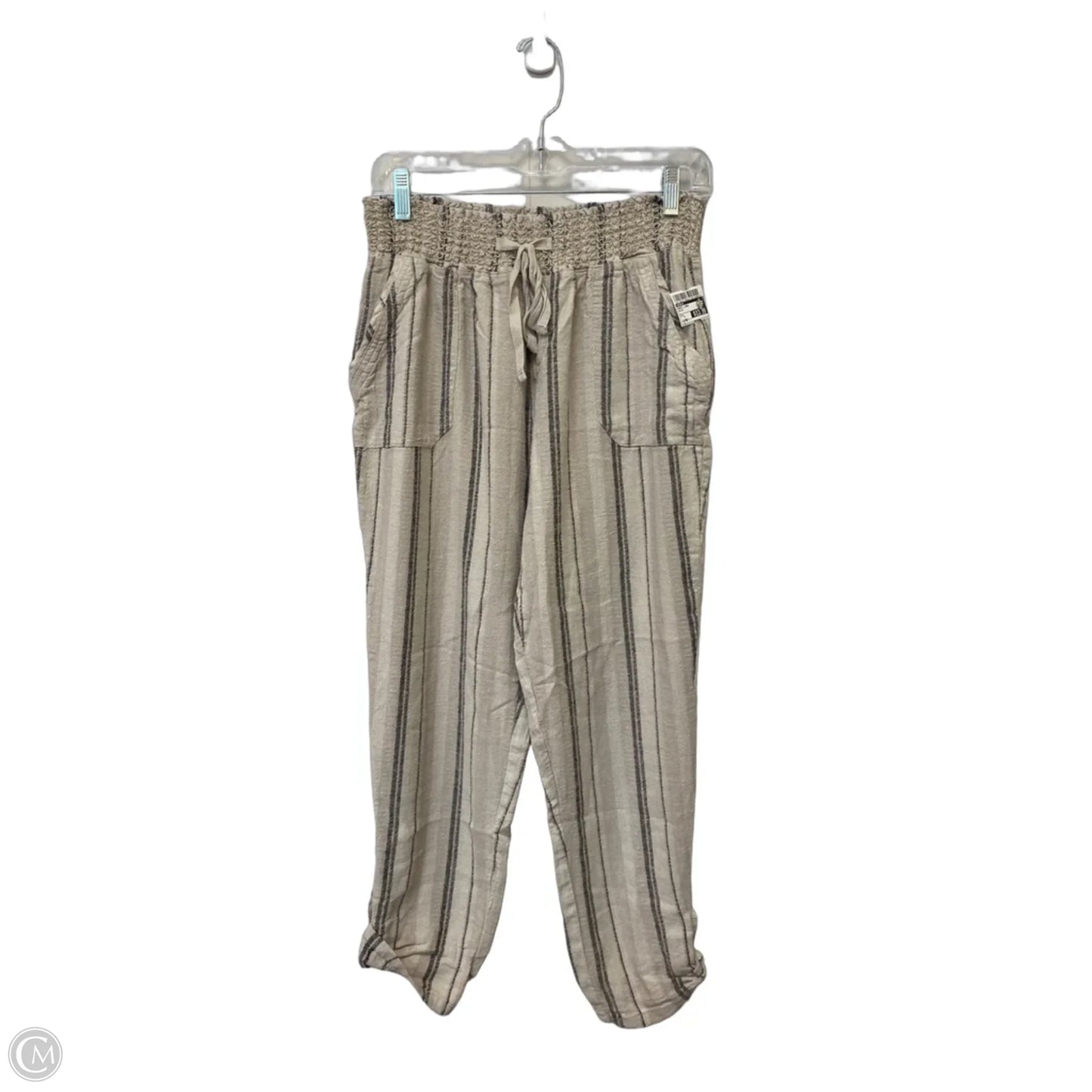 Pants Linen By Rewash In Beige, Size: L