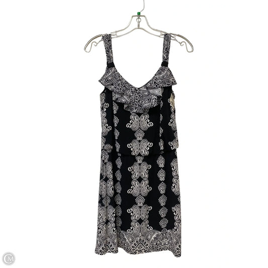 Dress Casual Midi By White House Black Market In Black, Size: S