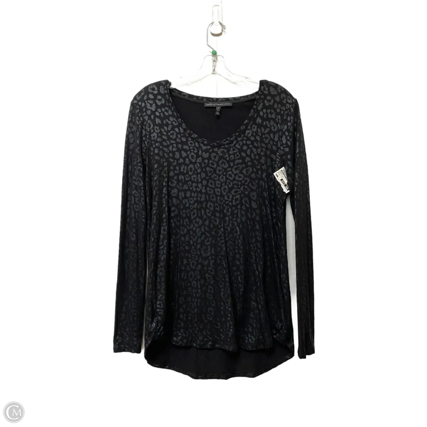 Top Long Sleeve By White House Black Market In Animal Print, Size: S