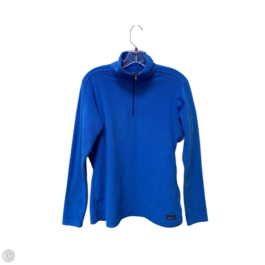 Jacket Fleece By Patagonia In Blue, Size: M