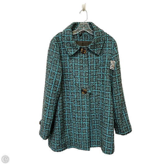 Coat Other By Clothes Mentor In Blue & Brown, Size: L
