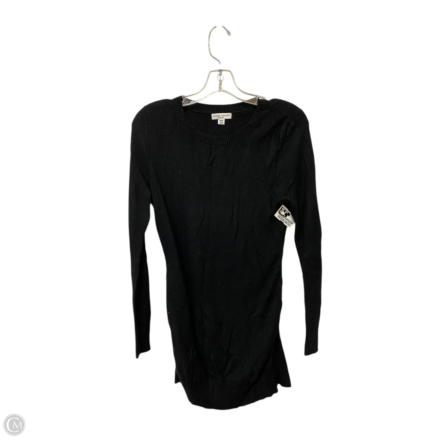Top Long Sleeve Basic By Liz Lange Maternity In Black, Size: M