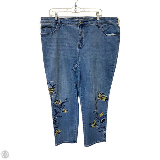 Jeans Skinny By Chicos In Blue Denim, Size: Xl