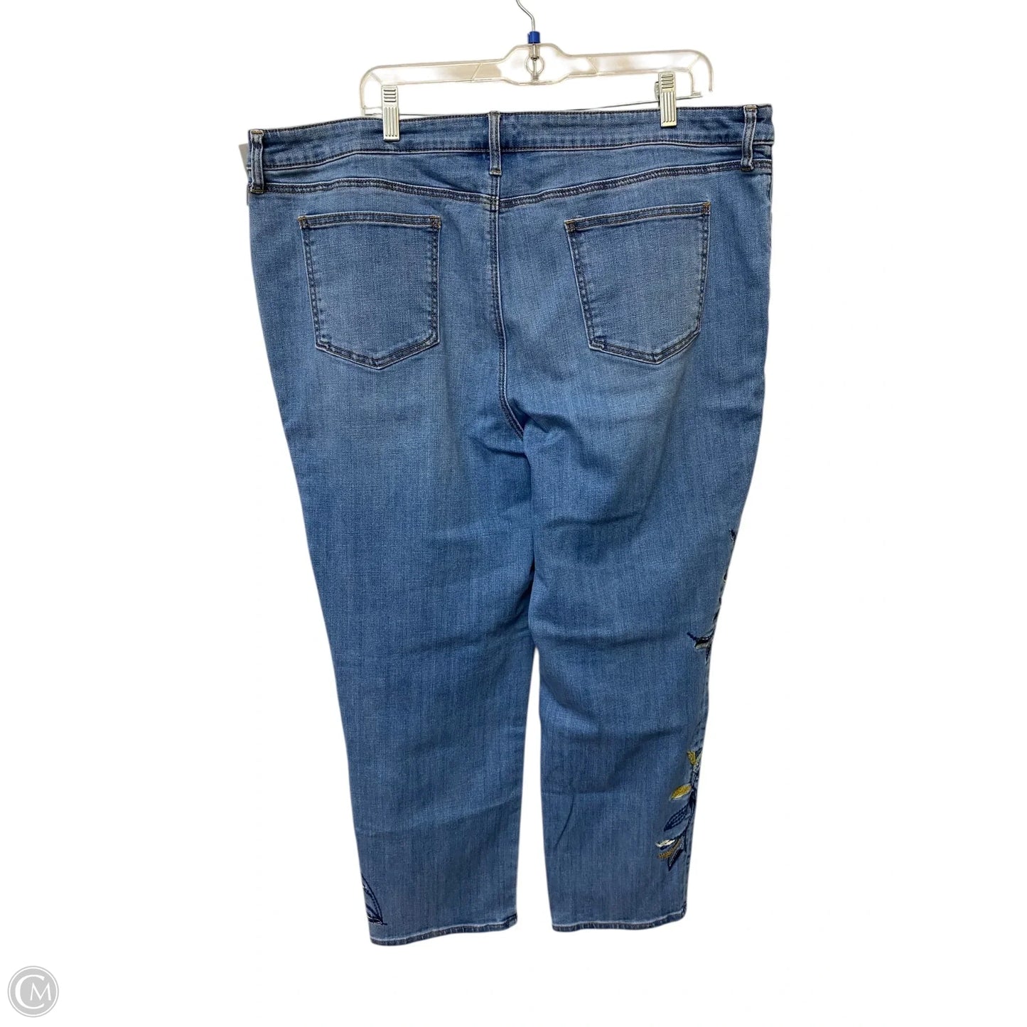 Jeans Skinny By Chicos In Blue Denim, Size: Xl