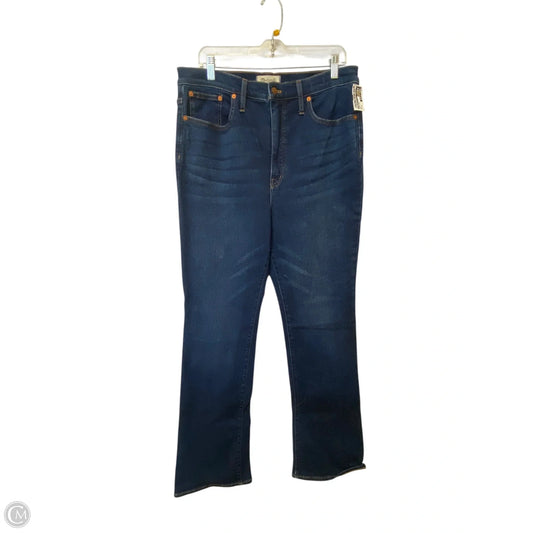 Jeans Boot Cut By Madewell In Blue Denim, Size: 10