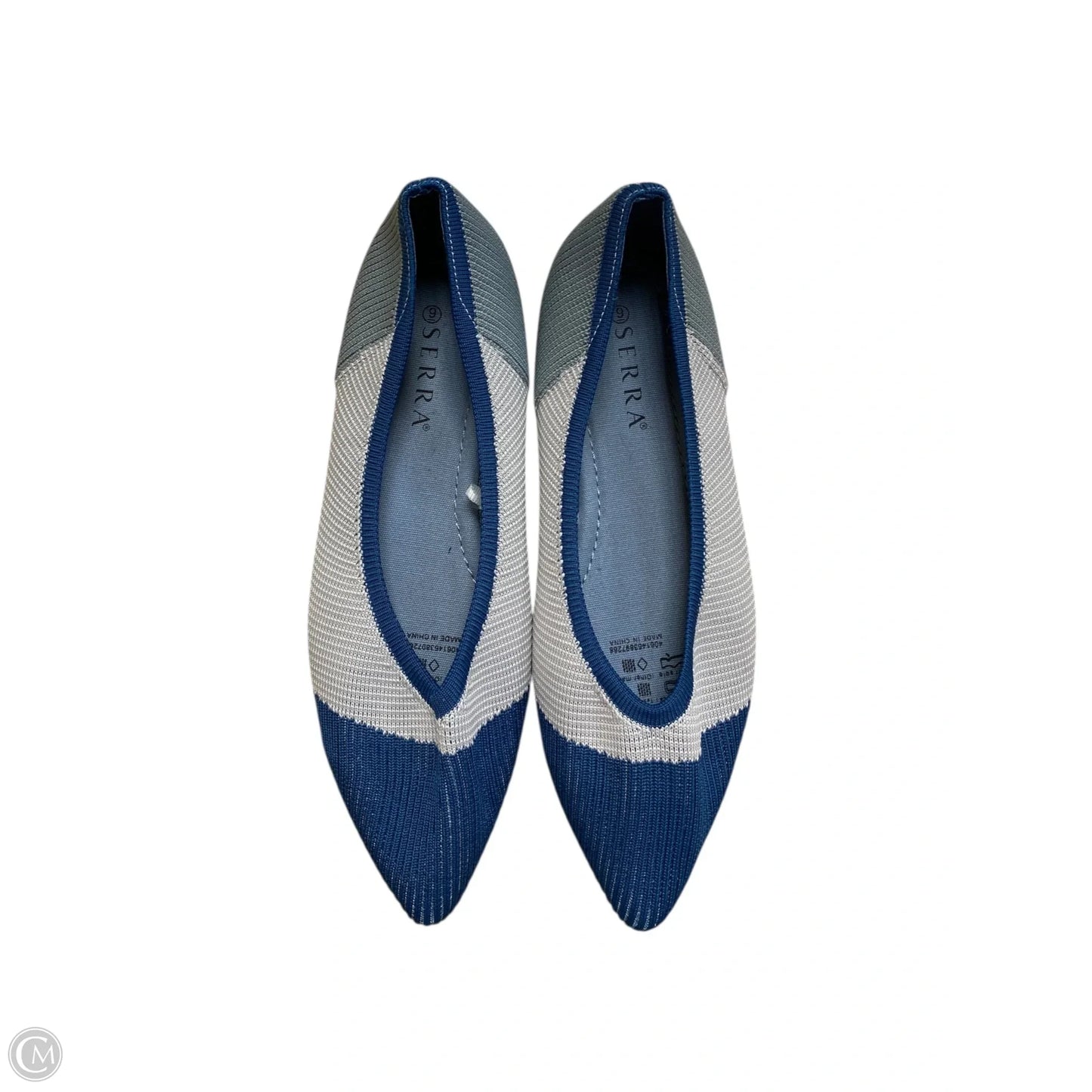 Shoes Flats By Serra In Blue, Size: 9