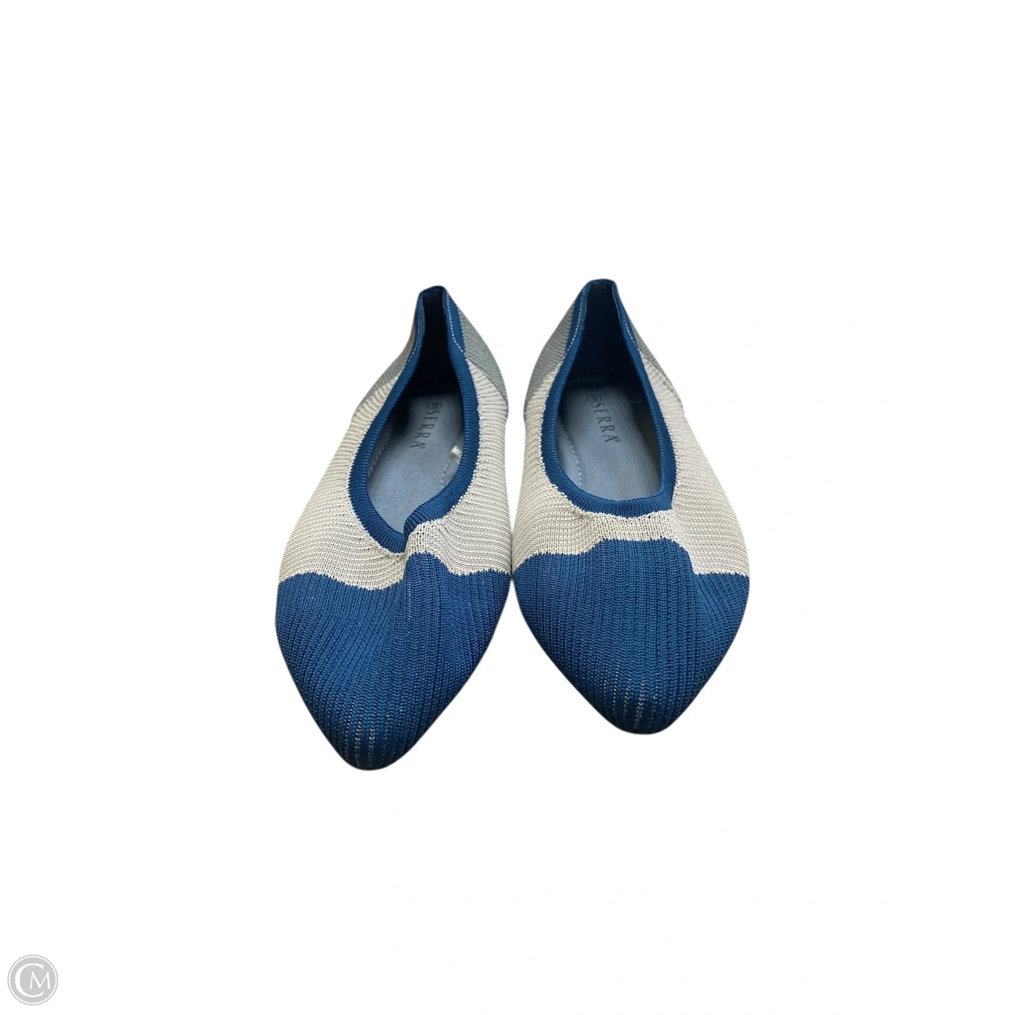 Shoes Flats By Serra In Blue, Size: 9