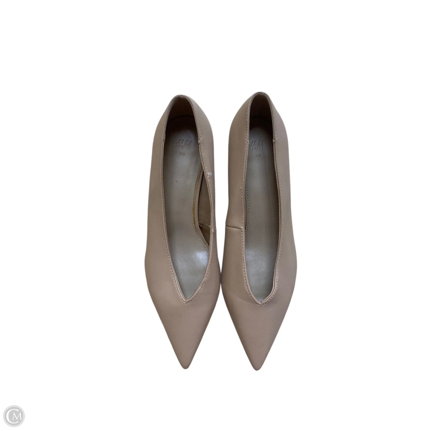 Shoes Heels Kitten By H&m In Tan, Size: 6