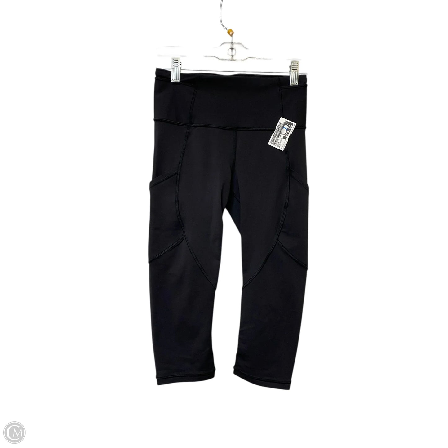Athletic Capris By Lululemon In Black, Size: 4