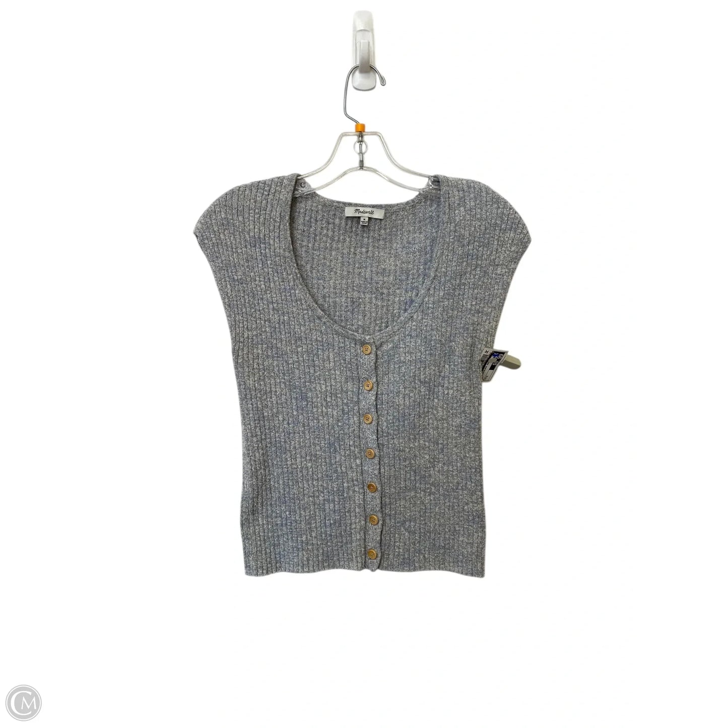 Top Sleeveless Basic By Madewell In Grey, Size: M