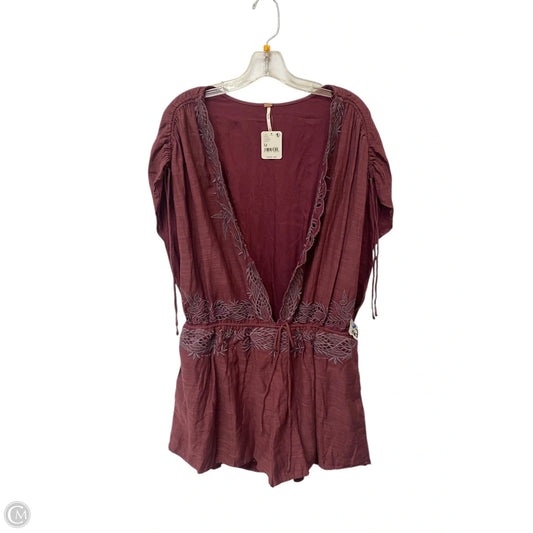 Top Sleeveless By Free People In Red, Size: M