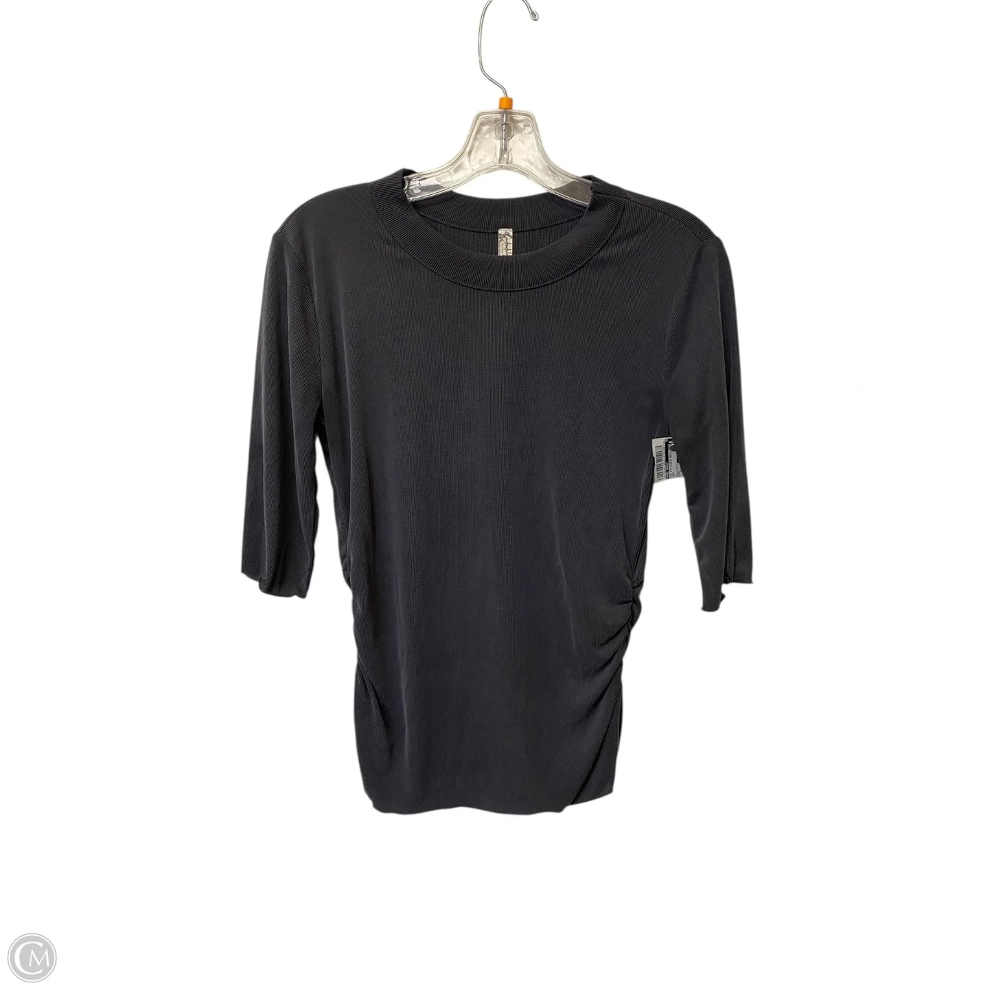 Top 3/4 Sleeve Basic By Free People In Grey, Size: L