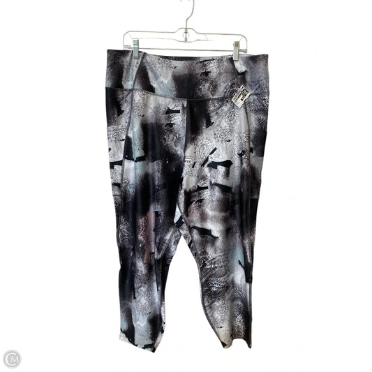 Athletic Leggings By Nine West In Multi-colored, Size: 3x