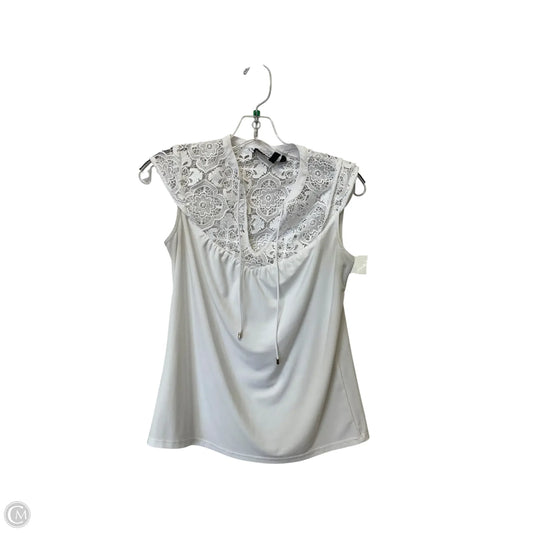Top Short Sleeve By White House Black Market In White, Size: Xs
