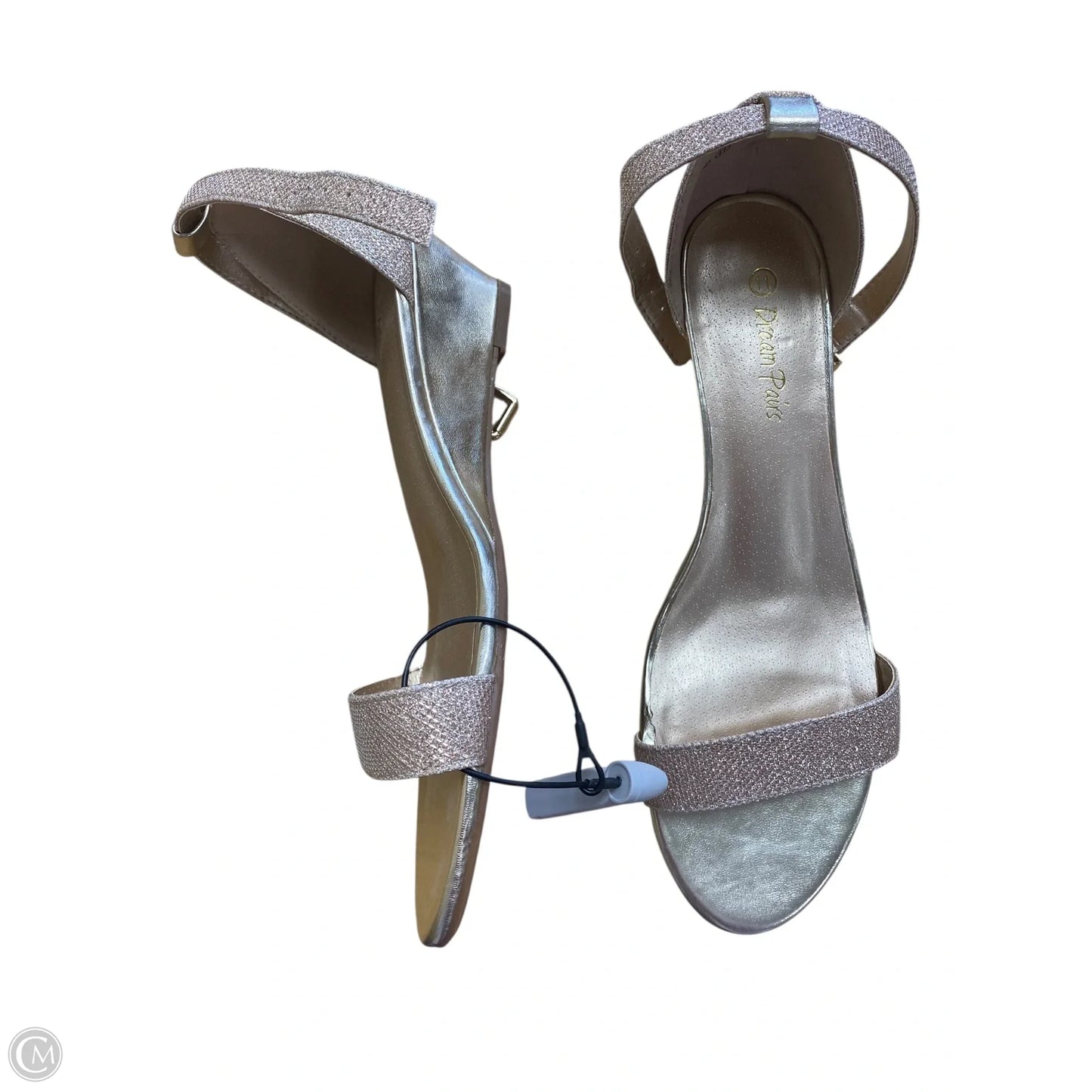 Shoes Heels Wedge By Dream Pairs In Gold, Size: 11