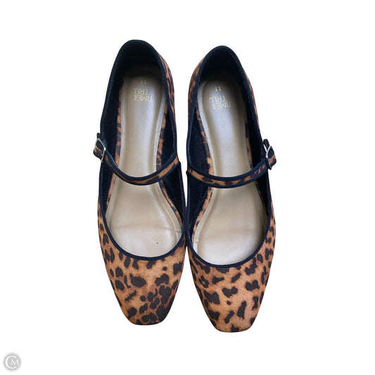 Shoes Flats By Time And Tru In Animal Print, Size: 11