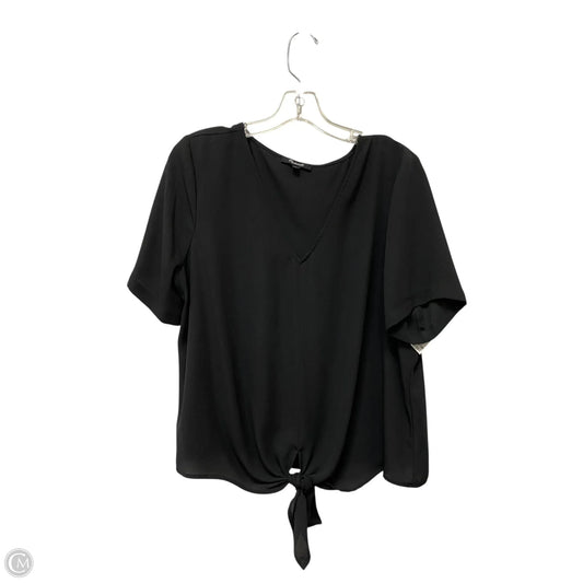 Top Short Sleeve Basic By Madewell In Black, Size: L