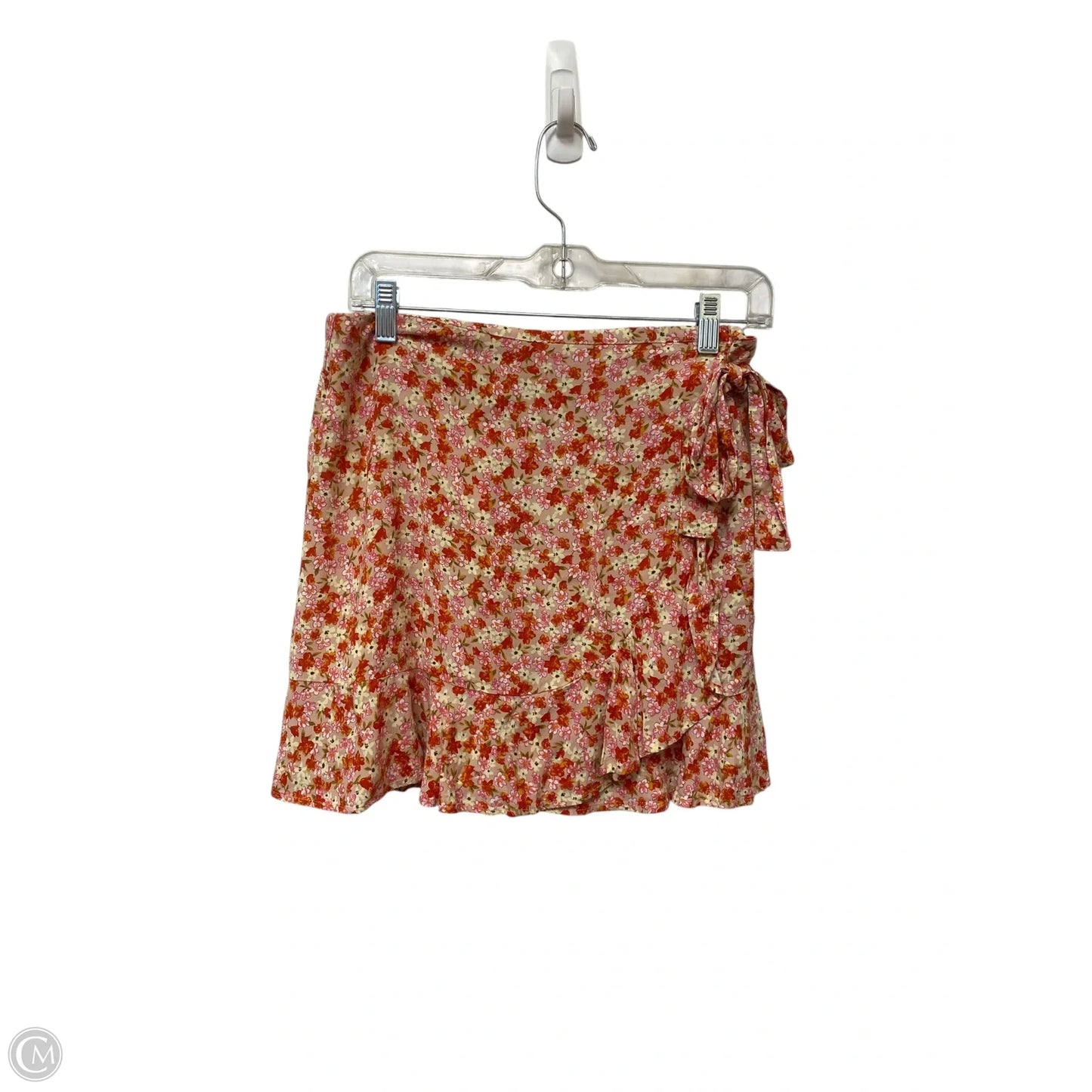 Skirt Mini & Short By Cme In Floral Print, Size: L