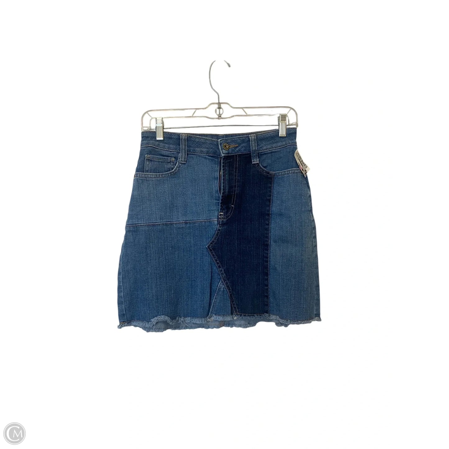 Skirt Mini & Short By Arizona In Blue Denim, Size: S