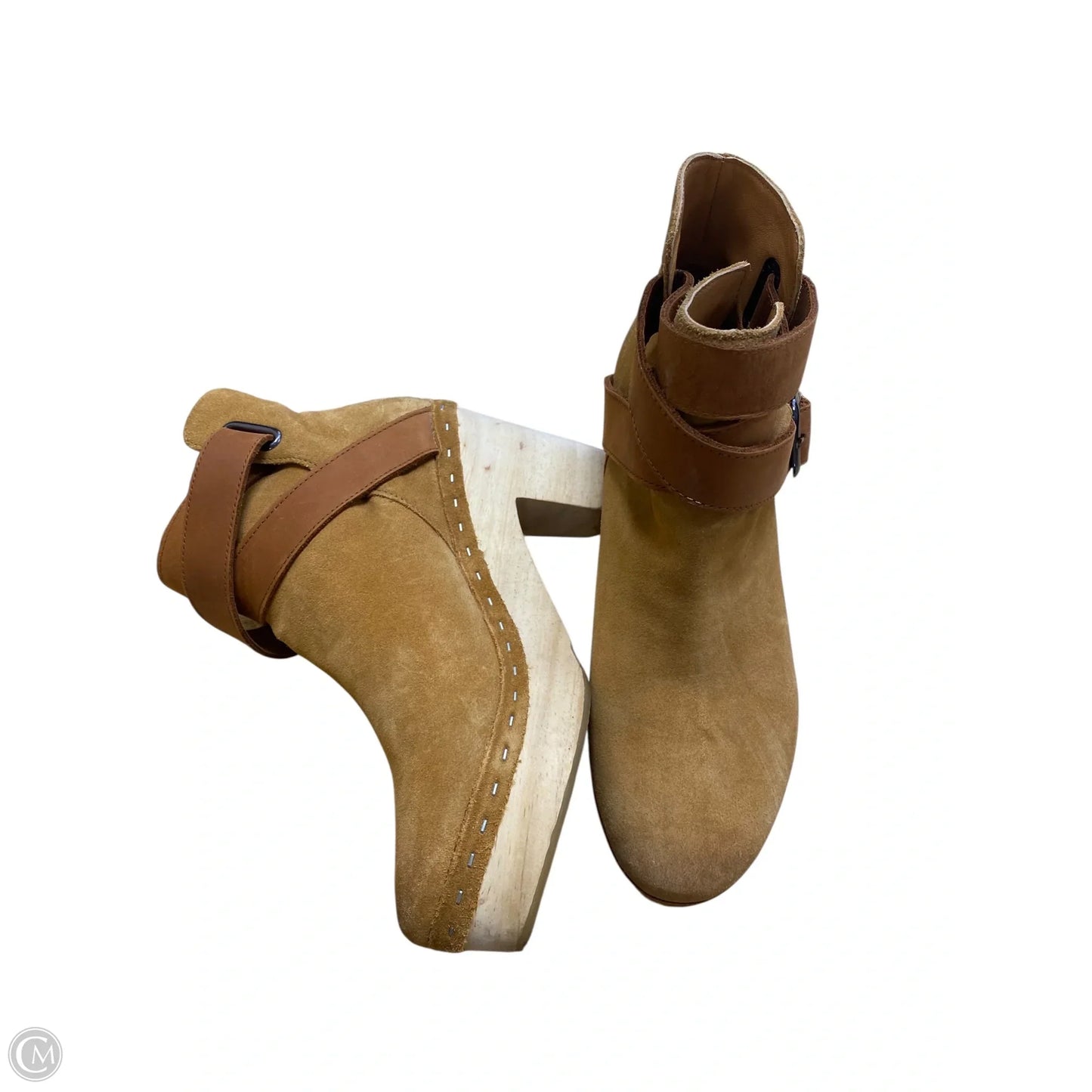 Boots Ankle Heels By Free People In Brown, Size: 8