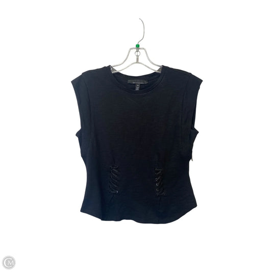 Top Short Sleeve By White House Black Market In Black, Size: Xs