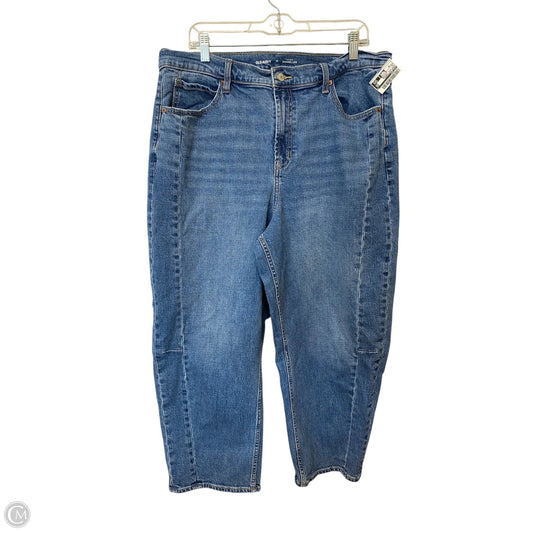Jeans Boyfriend By Old Navy In Blue Denim, Size: 18