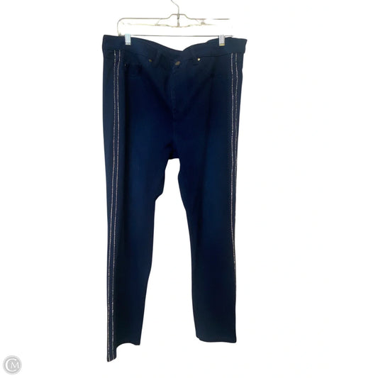 Jeans Jeggings By Cme In Blue Denim, Size: Xl