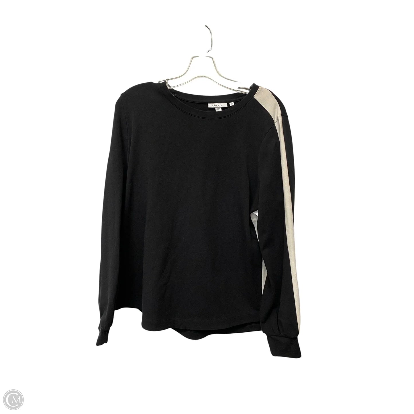 Lounge Set Pants By Chicos In Black & White, Size: M