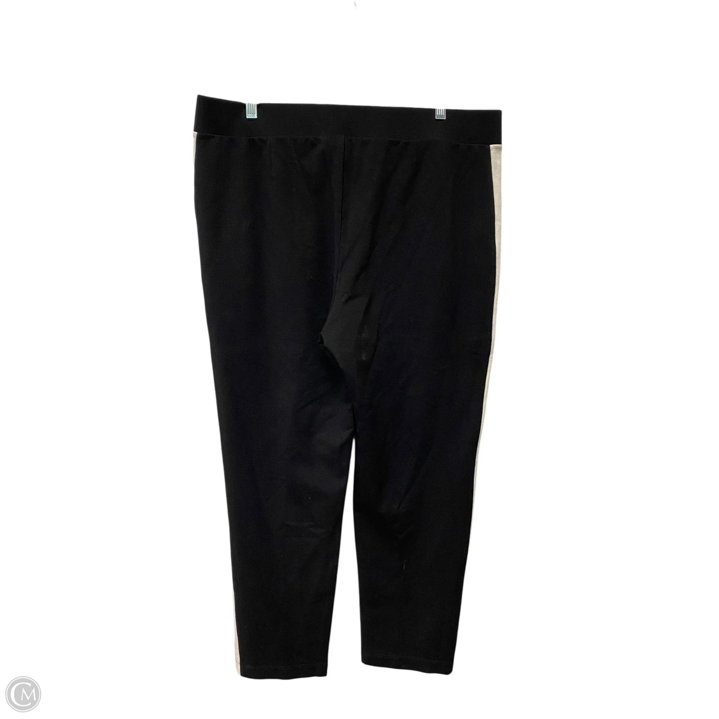 Lounge Set Pants By Chicos In Black & White, Size: M