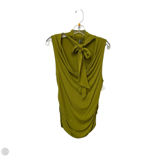 Top Sleeveless By Anthropologie In Green, Size: M
