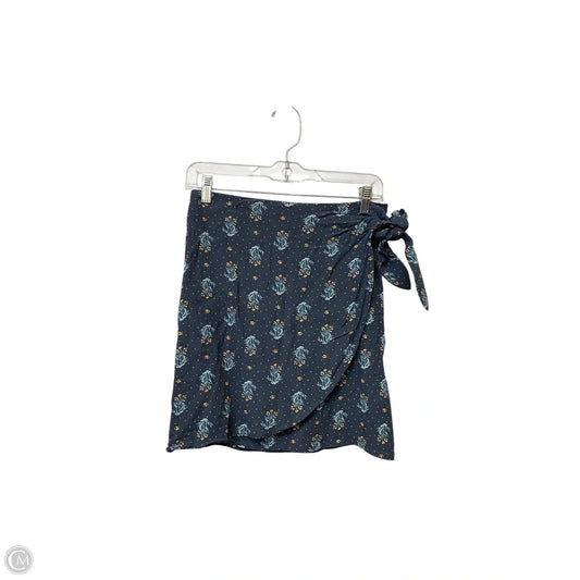 Skirt Mini & Short By Loft In Blue, Size: 0p
