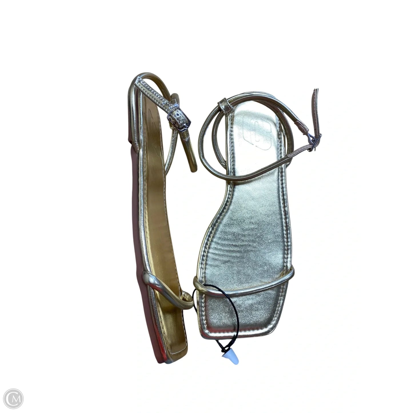 Sandals Flats By Cme In Gold, Size: 9