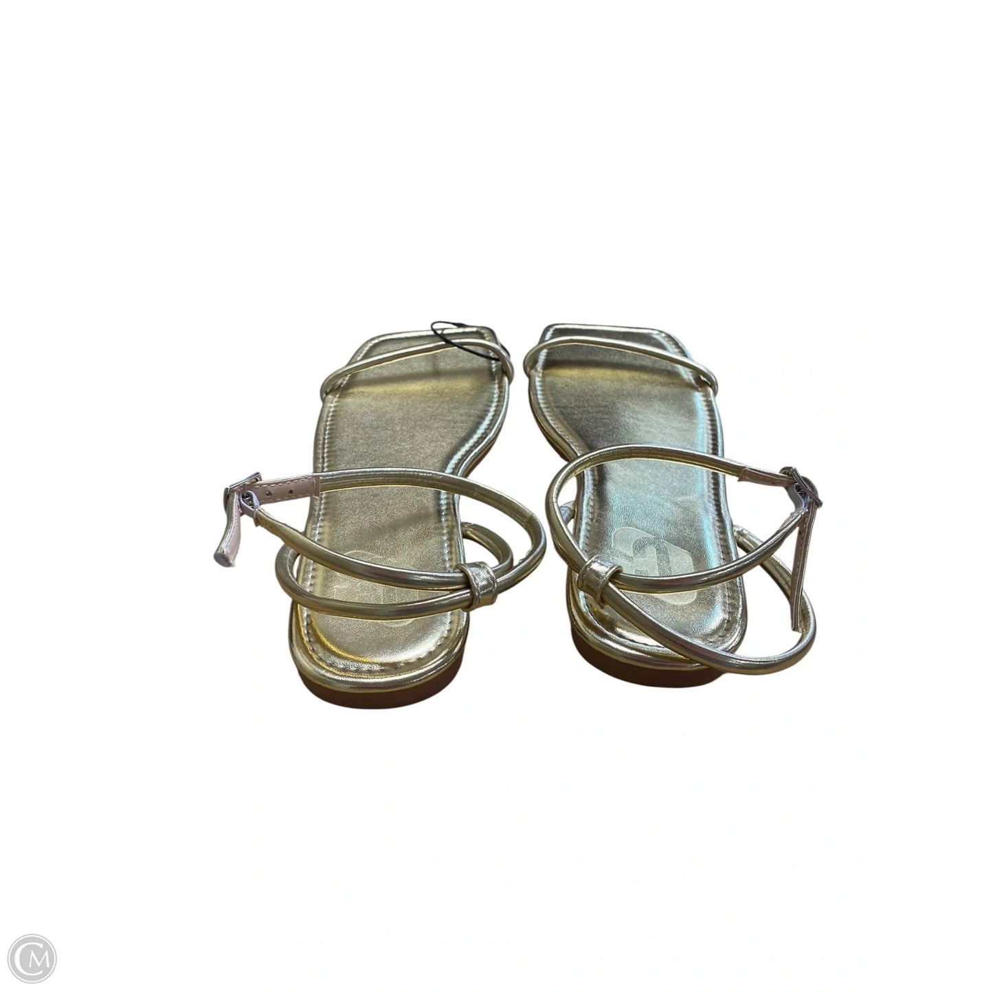 Sandals Flats By Cme In Gold, Size: 9