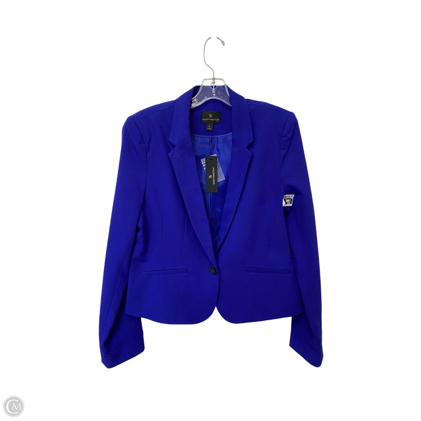 Blazer By Worthington In Blue, Size: L