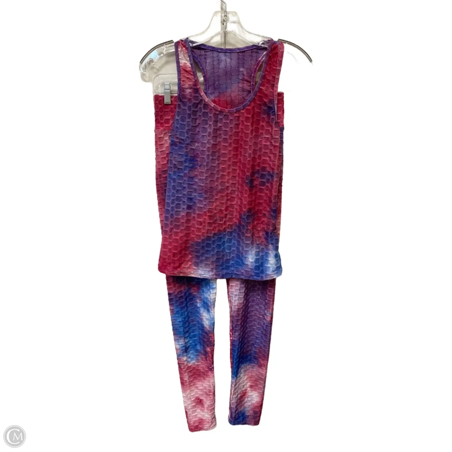 Athletic Pants 2pc By Cmf In Pink & Purple, Size: S