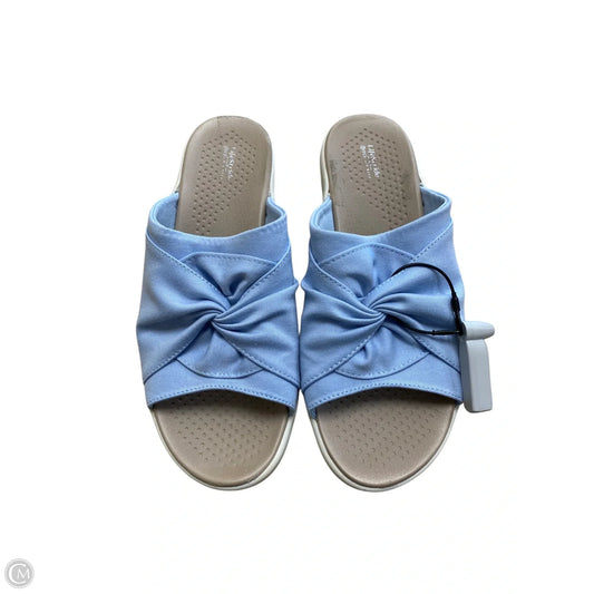 Sandals Flats By Life Stride In Blue, Size: 9