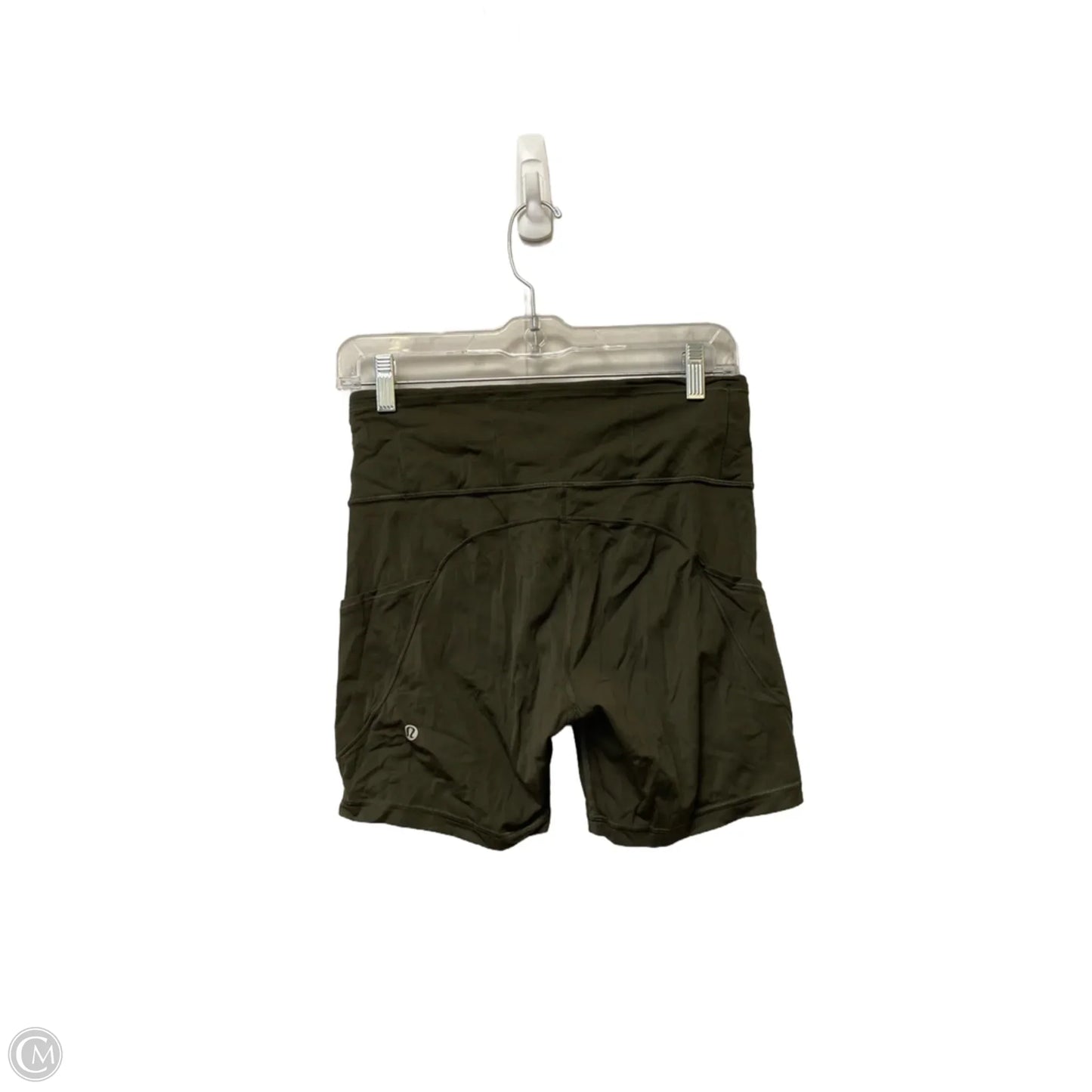 Athletic Shorts By Lululemon In Green, Size: 8
