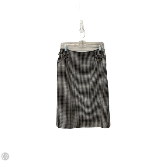 Skirt Midi By Style And Company In Black & White, Size: 6