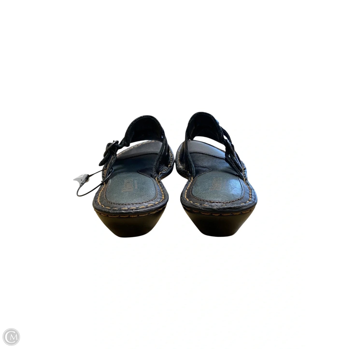 Sandals Heels Kitten By Born In Black, Size: 8