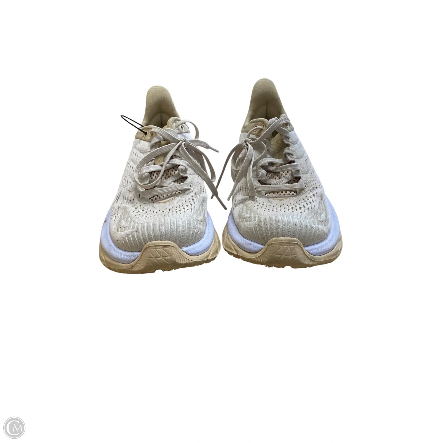 Shoes Athletic By Hoka In Beige, Size: 6.5