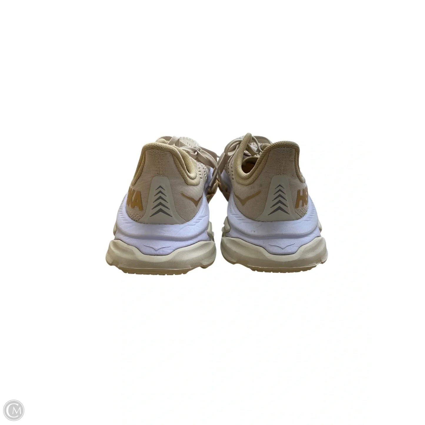 Shoes Athletic By Hoka In Beige, Size: 6.5