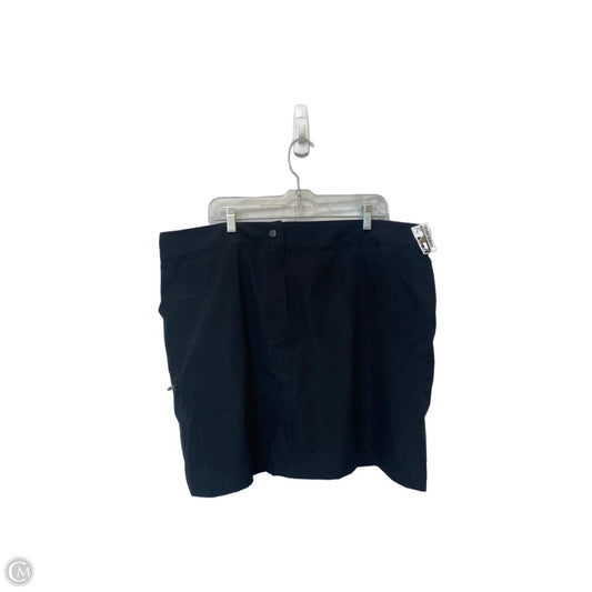 Skort By 32 Degrees In Black, Size: Xxl