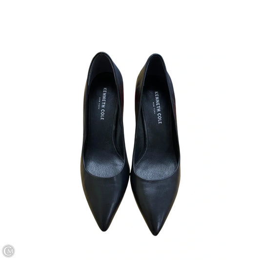 Shoes Heels Block By Kenneth Cole In Black & Gold, Size: 7