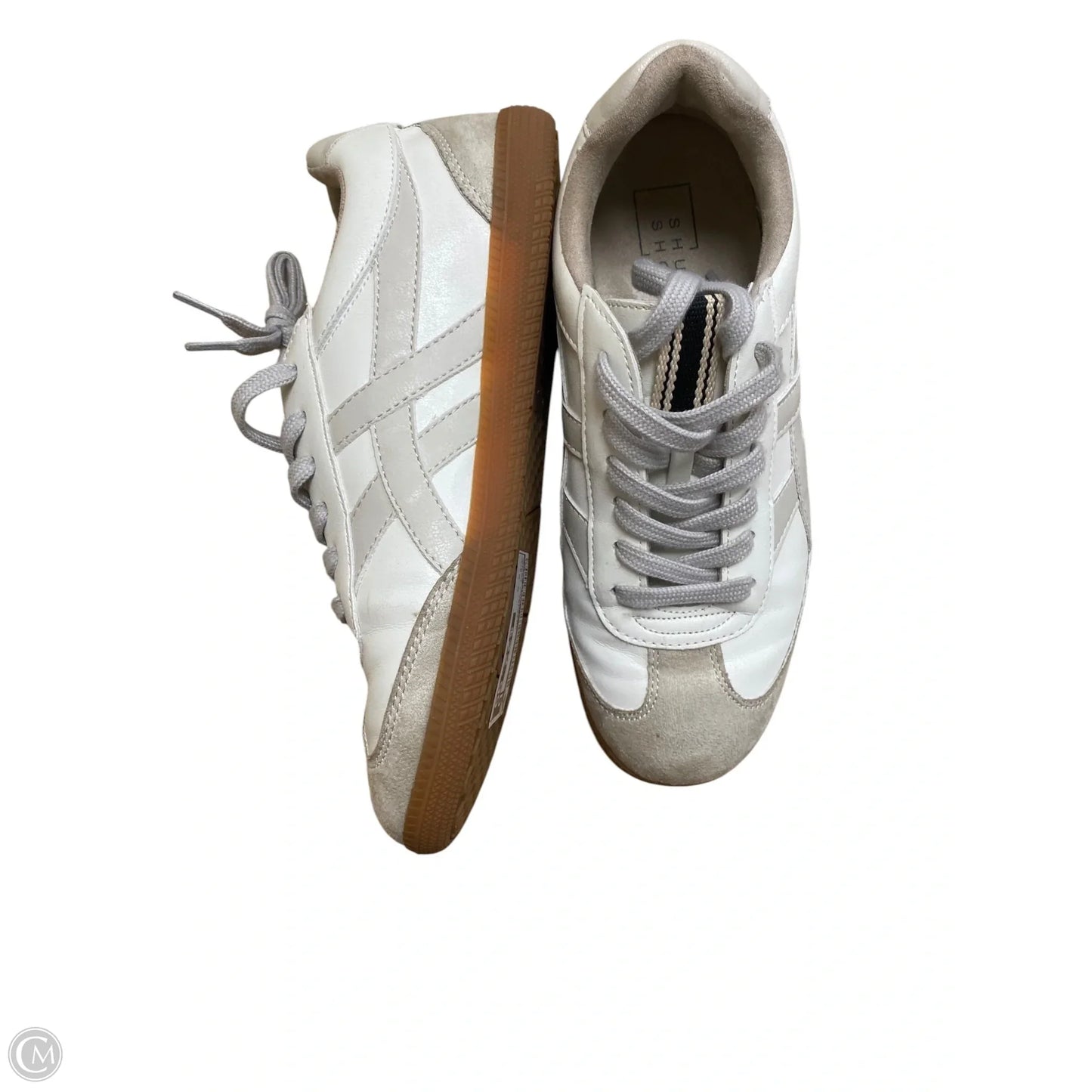 Shoes Sneakers By Shu Shop In Brown & Cream, Size: 6.5